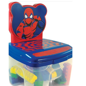 Cadeira Toy Blocos 24 Pçs  Homem Aranha  Ref 294 GGB BRINQUEDOS