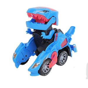 Brinquedo Infantil Dinossauro Transformers Com Luz e Som