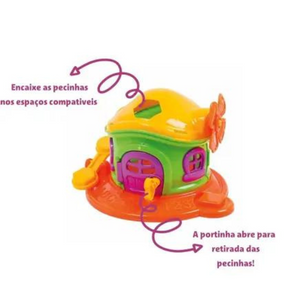 Brinquedo Cogumelo Casinha Encantada JP Brink Ref 215