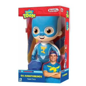 BONECO AVENTUREIRO AZUL  HEROI  LUCCAS NETO 27cm Ref 1077 ROSITA