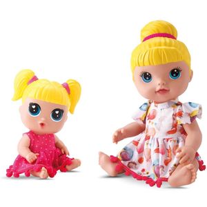 Boneca Mamãe e Filha Buddies Vinil Macio - Bambola