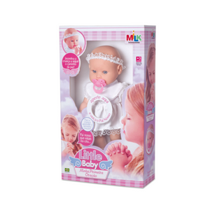 Boneca Little Baby Minha Primeira Oração Branca - Ref 151MILK