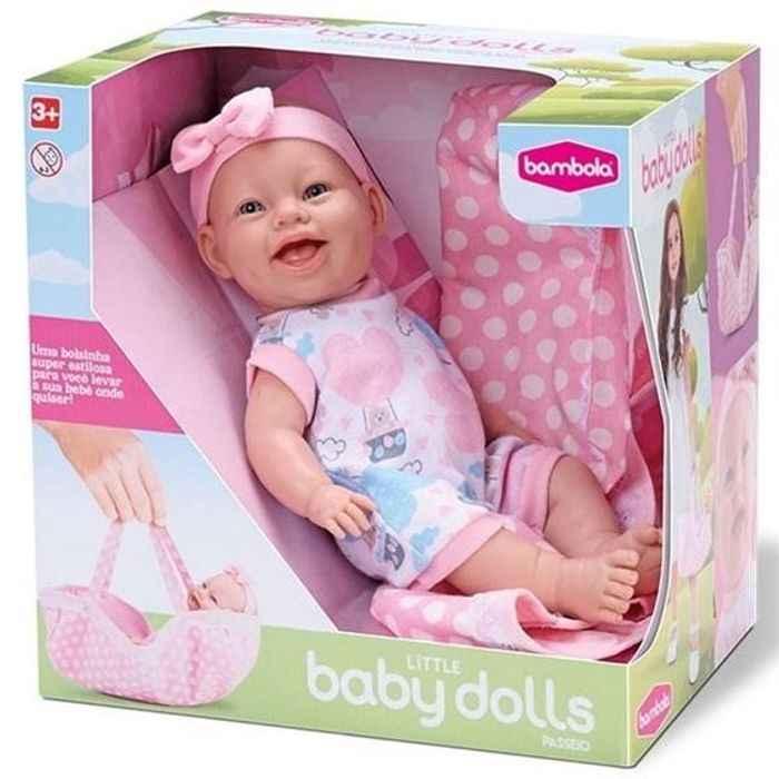 Boneca Little Baby Dolls Passeio  - BAMBOLA