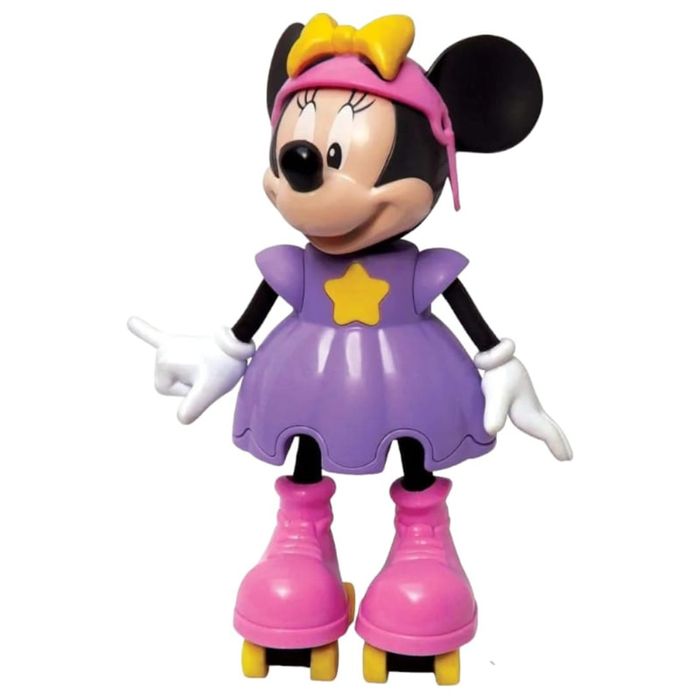 Boneca com Mecanismo Minnie Patinadora - Ref 950 - Elka Brinquedos