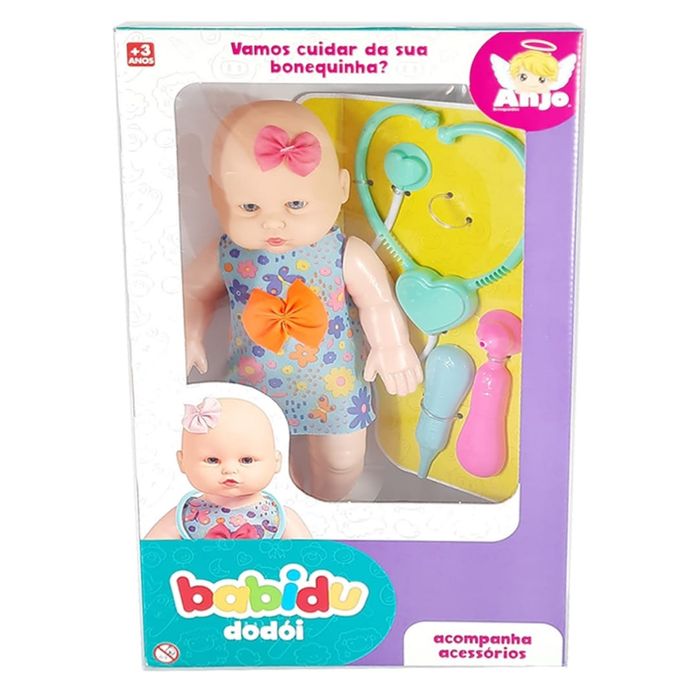 Boneca Babidu Dod¢i com Acessórios - Ref 2374 - Anjo Toys