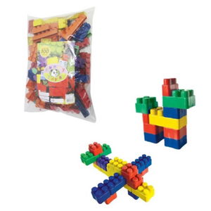 Bloco De Montar infantil Funny Toy 100 Pçs