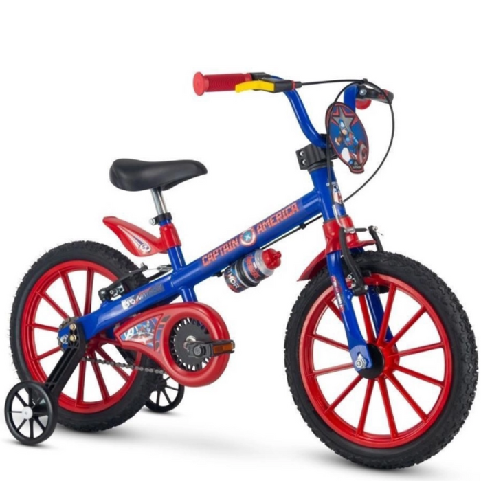 Bicicleta Aro 16 Capitão América - Nathor