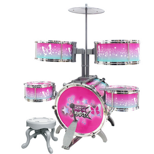 Bateria Rock Party Rosa - Ref DMT6068