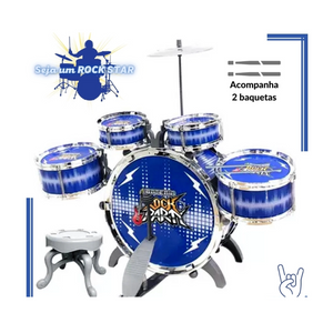 Bateria Rock Party - Ref 7899205960669 DM Toys