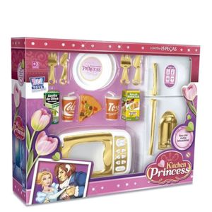 Brinquedo Cozinha Infantil  Kitchen Princess - Ref 7915 Zuca Toys