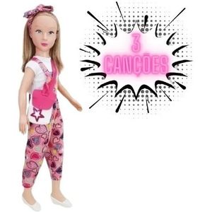 Boneca Isabelly Fashion 80 cm de altura - Brink Model meninas