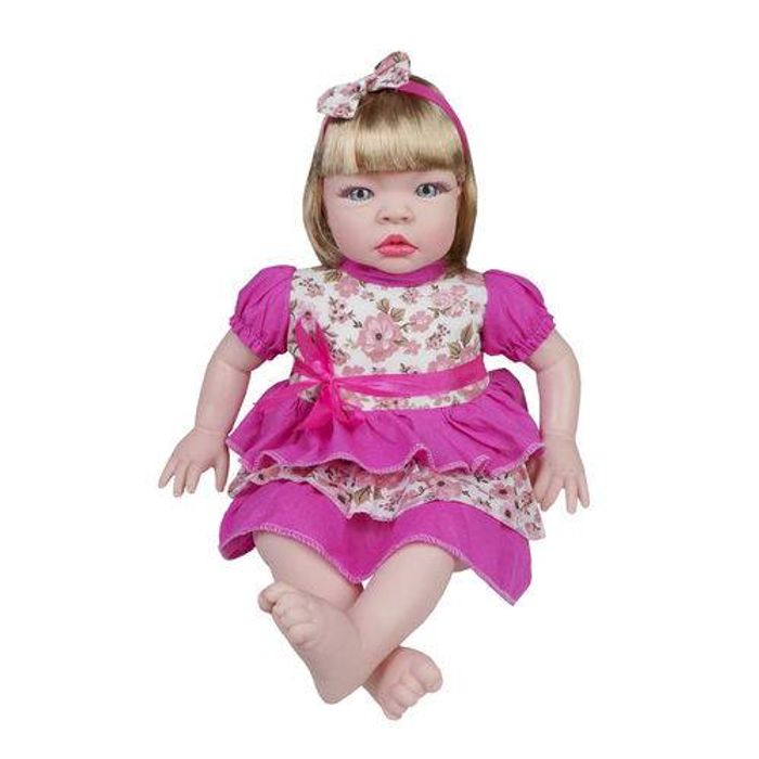 Boneca Baby Kiss Chora E Balbucia Loira 912 - SIDNYL