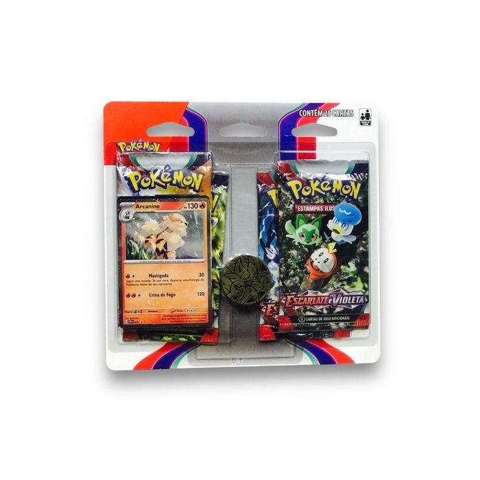 Blister Quadruplo Pokémon Escarlate e Violeta 1 Arcanine - Pokémon