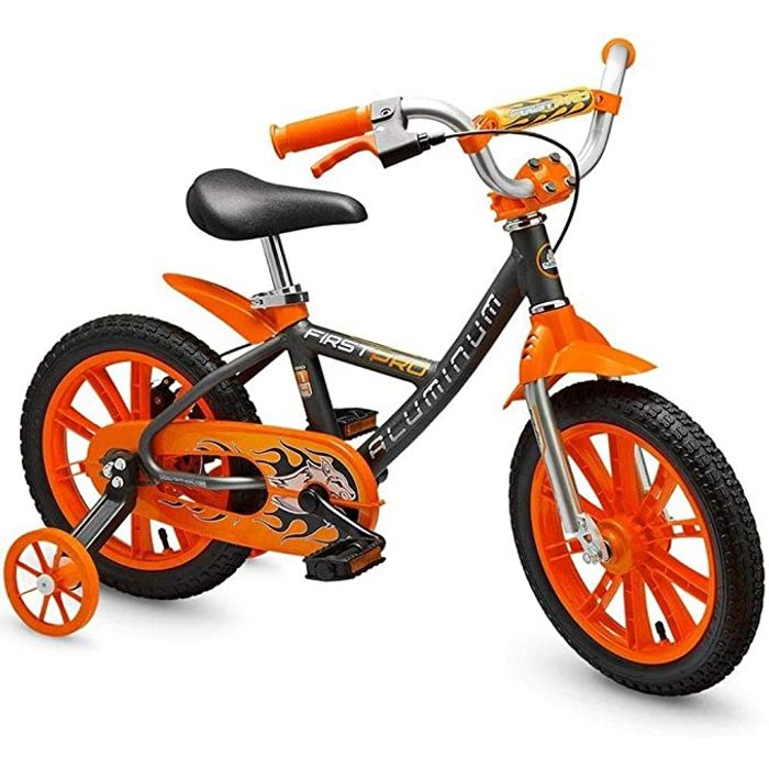 Bicicleta Infantil Aro 14 First Pro Masculina, Nathor