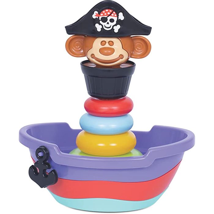 Brinquedo Did tico Empilha Baby Pirata Ref 431   MercoToys