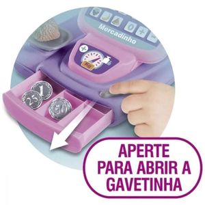 Brinquedo Infantil Super Mercadinho 27 Peças - Ref 7893 Zuca Toys