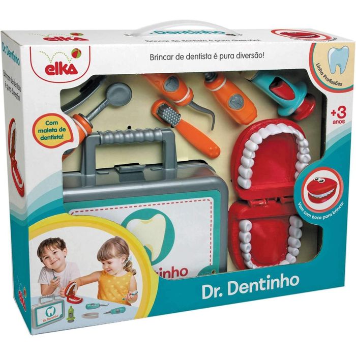 Brinquedo Infantil Maleta De Dentista Doutor Dentinho - Elka