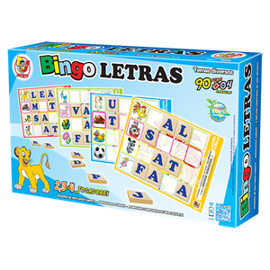 Brinquedo Educativo Bingo Letras - Ref. 705 - Junges