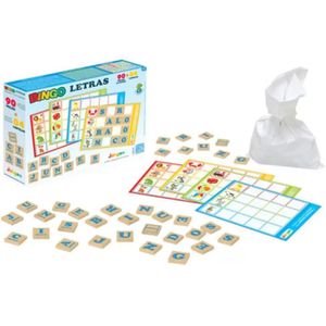 Brinquedo Educativo Bingo Letras - Ref. 705 - Junges