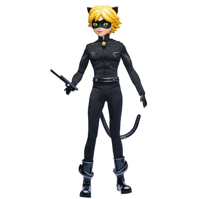 Boneco Miraculous - As Aventuras de Ladybug - Cat Noir - 55 cm -  Baby Brink