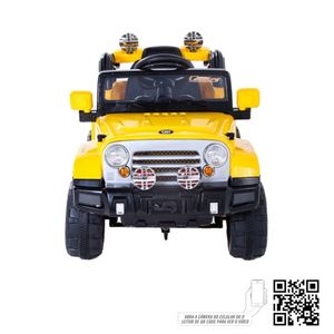 Jipe Elétrico Trilha Amarelo Com Controle Remoto 12v - BEL BRINK