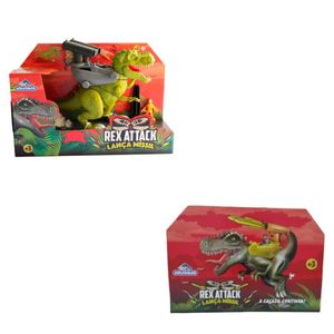 Dinossauro Rex Attack Lança Míssil- Adijomar 863