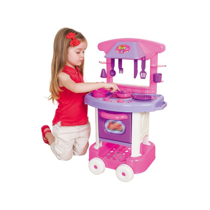 COZINHA INFANTIL PLAY TIME ROSA 2008 COTIPLAS