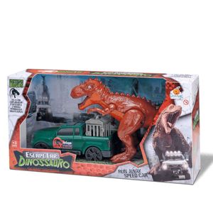 Carro Infantil Pick Up Explorador Dinossauro Escape Car - Orange Toys 0466