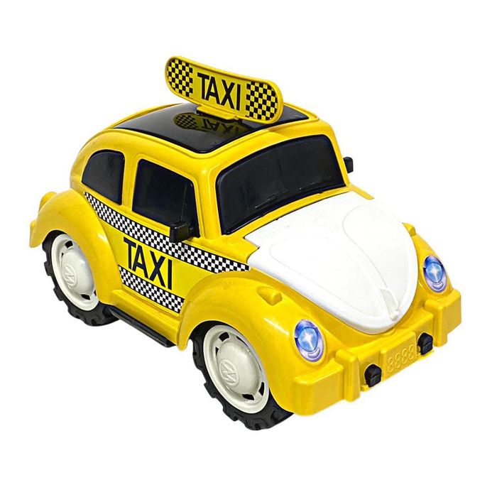 Carrinho Fusca Taxi Brinquedo Infantil Menino Service