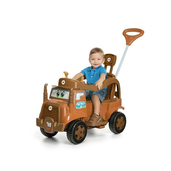 Carrinho de Passeio Mk Truck 2 em 1 Marrom 0987 - Calesita