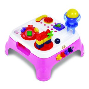 Mesa Max Atividades Rosa com Som - Ref. 1070L - Magic Toys