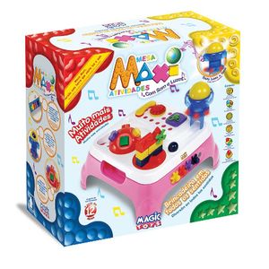 Mesa Max Atividades Rosa com Som - Ref. 1070L - Magic Toys