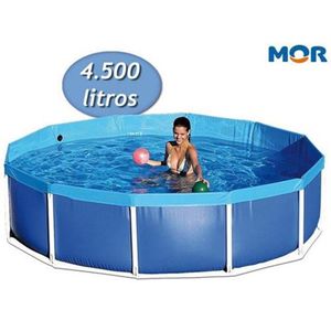 Piscina Redonda 4500 - Com Estrutura - Mor