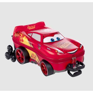 kit Mochila Mala escolar infantil de Rodinhas Tripla Disney Carros com lancheira