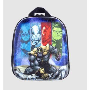 kit Mochila de rodinhas triplas Infantil Marvel Avengers e lancheira Thanos Marvel Avengers Maxtoy Diplomata