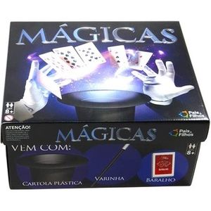 Jogo kit Mágicas 30 com truques de magica e acessórios - Pais & Filhos