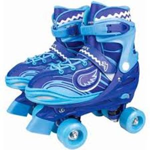 Patins Power Roller Star Com Luz Azul  - Fenix