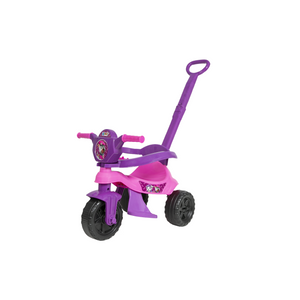 Triciclo Infantil Kemotoca Bay Dog Rosa - Ref BQ0513M Kendy Brinquedos