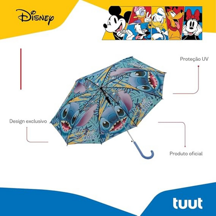 GUARDA CHUVA STITCH - DISNEY