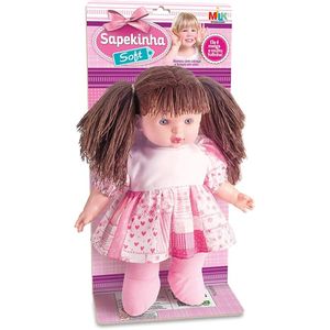 Boneca Sapekinha Soft - Ref. 372 - Milk Brinquedos