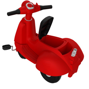 Scooter Banderetta Passeio e Pedal (Vermelha) Ref 1248 BANDEIRANTE