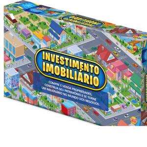 Jogo Investimento Imobiliario - Ref 1051 GGB BRINQUEDOS