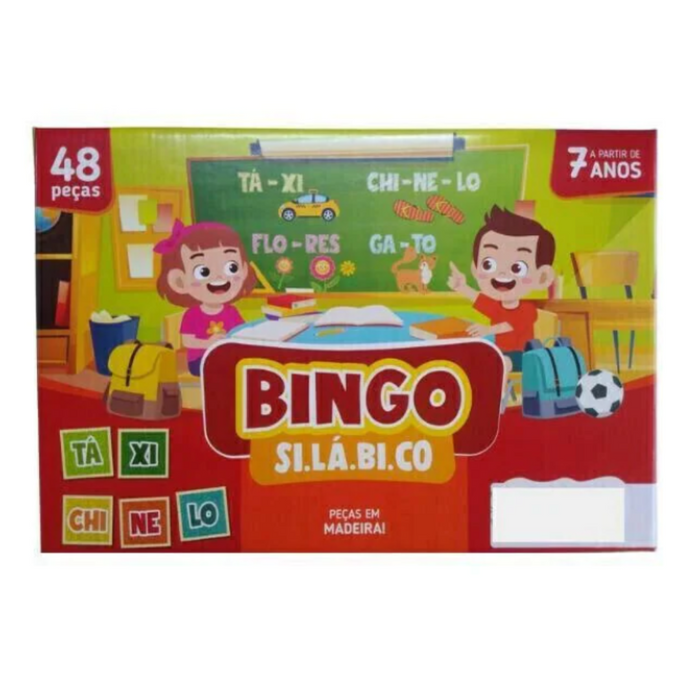 Jogo Bingo Silabico - Ref DS711 Sopecca