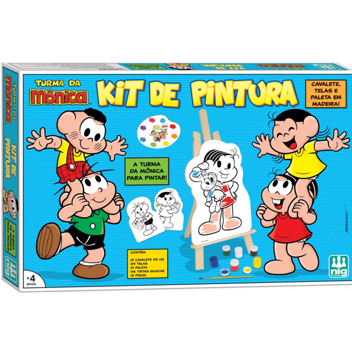 Kit de Pintura Turma da Monica - Ref 0766 Nig Brinquedos