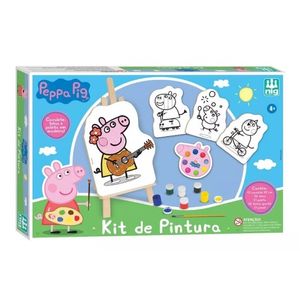 Kit De Pintura infantil Peppa Pig - Ref 0525 Nig Brinquedos