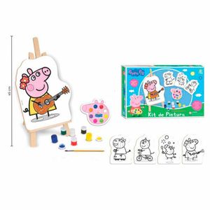 Kit De Pintura infantil Peppa Pig - Ref 0525 Nig Brinquedos