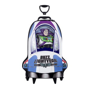 Kit Infantil Buzz Lightyear Toy Story - Mala Infantil com Rodinha Tripla - Diplomata Maxtoy -38521AM22