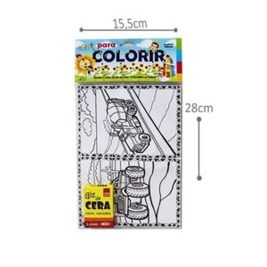 Kit com 6 unidades para colorir peq. Minitoys 0987