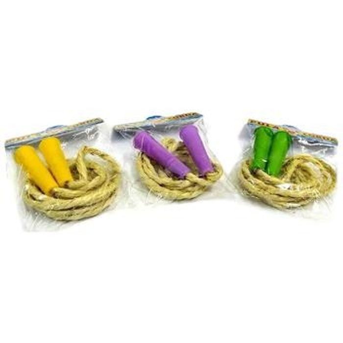 kit com 10 unidades Pula Corda Sisal Brinquedo Prenda Colorido - Grupo Toys