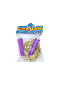 kit com 10 unidades Pula Corda Sisal Brinquedo Prenda Colorido - Grupo Toys